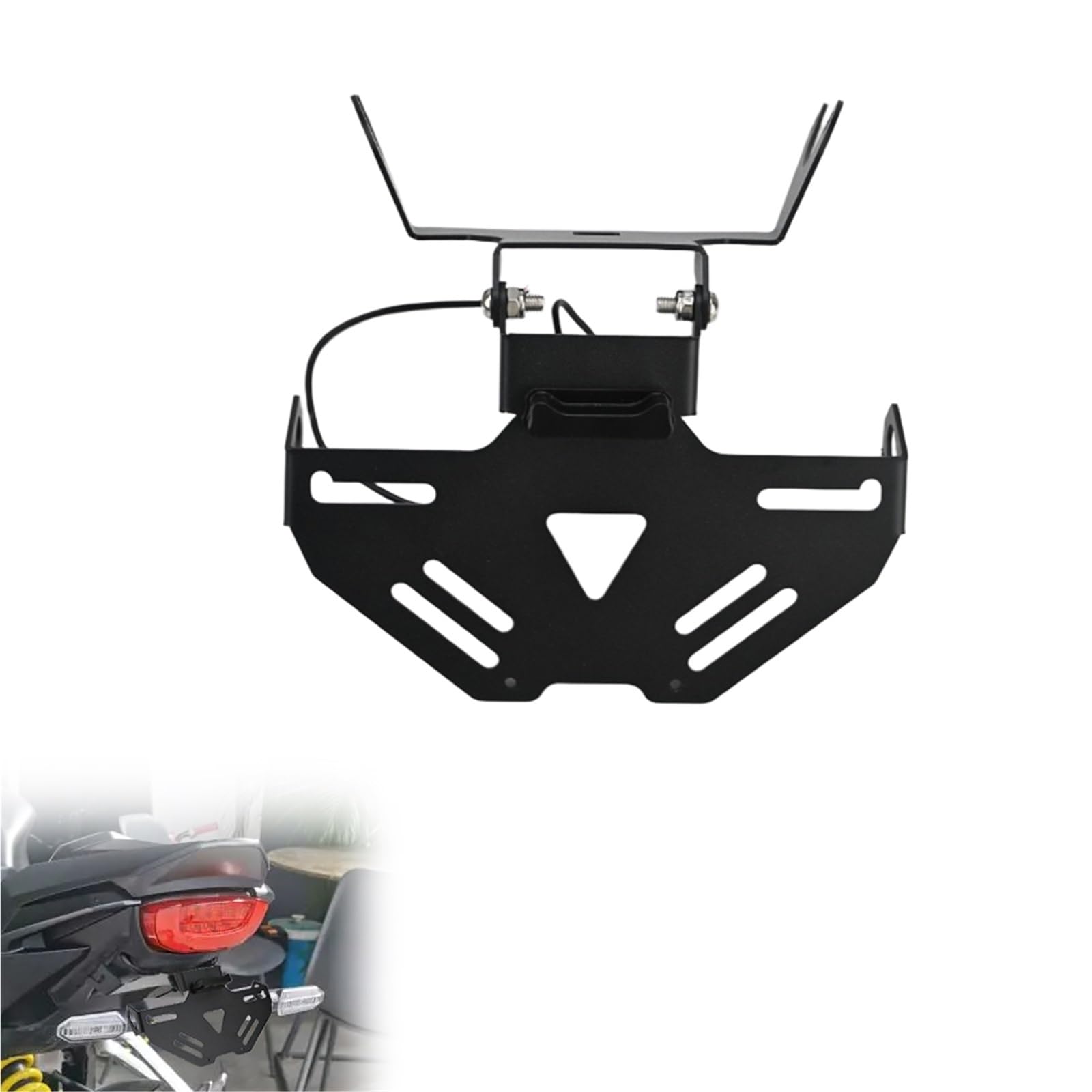 Portatarga Posteriore Moto Per CBR650R CB650R 2024-2025, Con Luce LED Integrata.