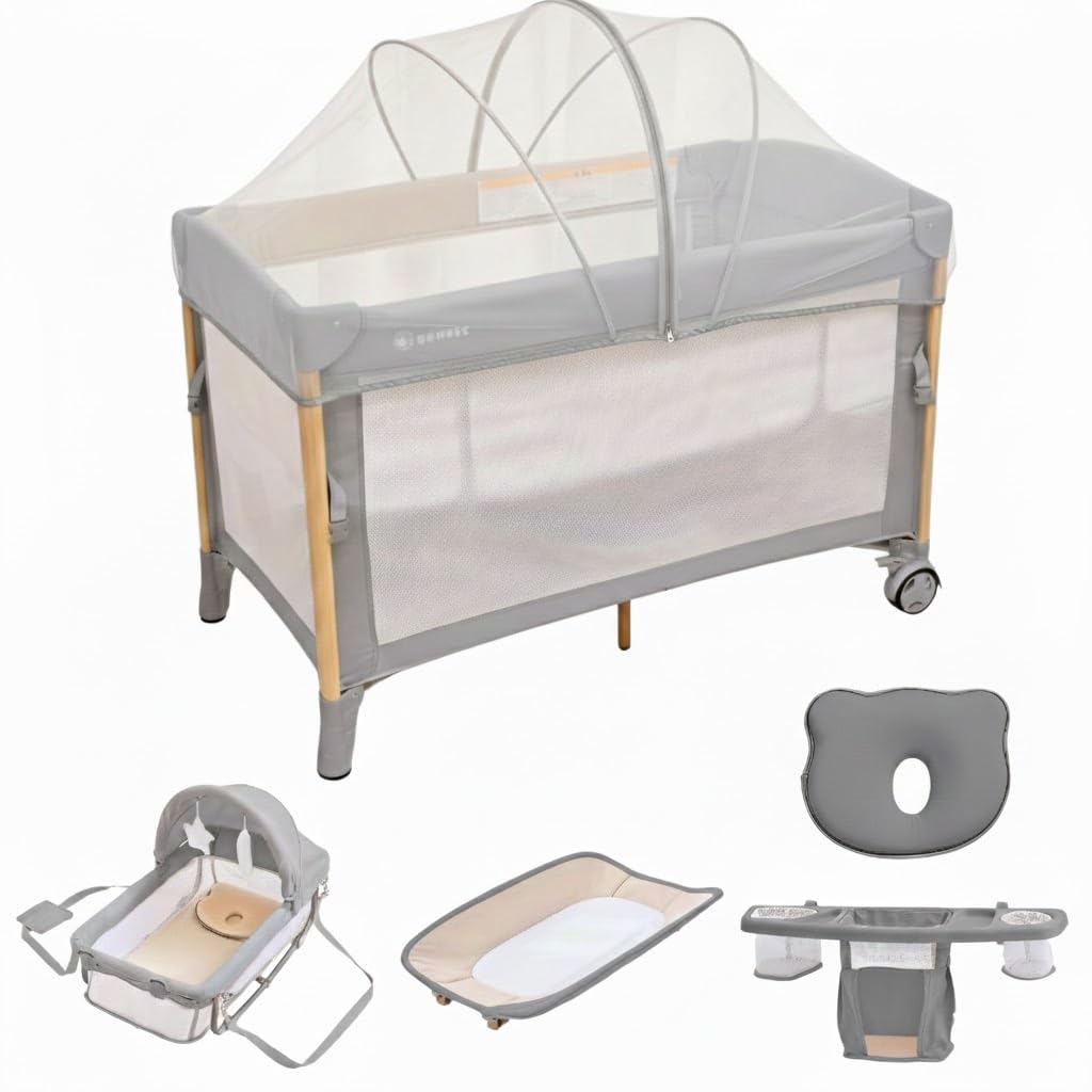 Amazon.co.jp: GU MODE ベビーベッド 多機能プレイヤード 折りたたみ