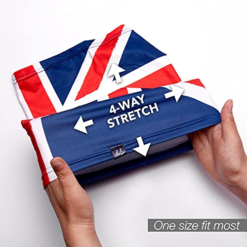 Polaina para el cuello transpirable Union Jack de BasicSense 2