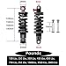 LvTu Bicicleta Amortiguador Trasero Bici MTB Primavera Suspensión 125mm/ 150mm/ 165mm/ 190mm...