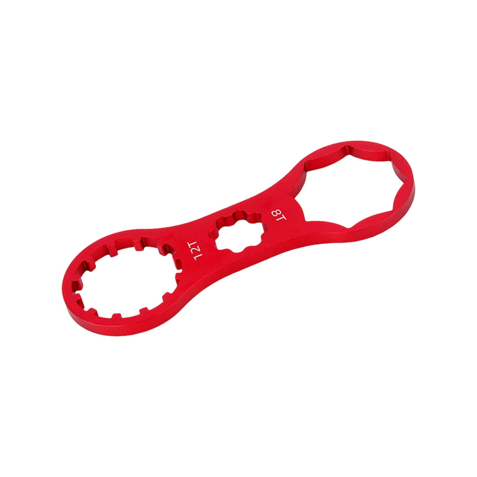Geavonyg A Type Red 8T To 12T Weight Compacts Wrench For Mountain Bike Fork Crowns And Maintenance Strong Construction Wrench For Fork Crowns