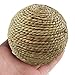 ZHANGHAN Boules À Mâcher Jouet À Mâcher Lapin Petits Animaux Boules Naturelles Jouets De Soins Dentaires Boule d'herbe en Paille pour Chats, Lapins Et Petits Rongeurs 6cm