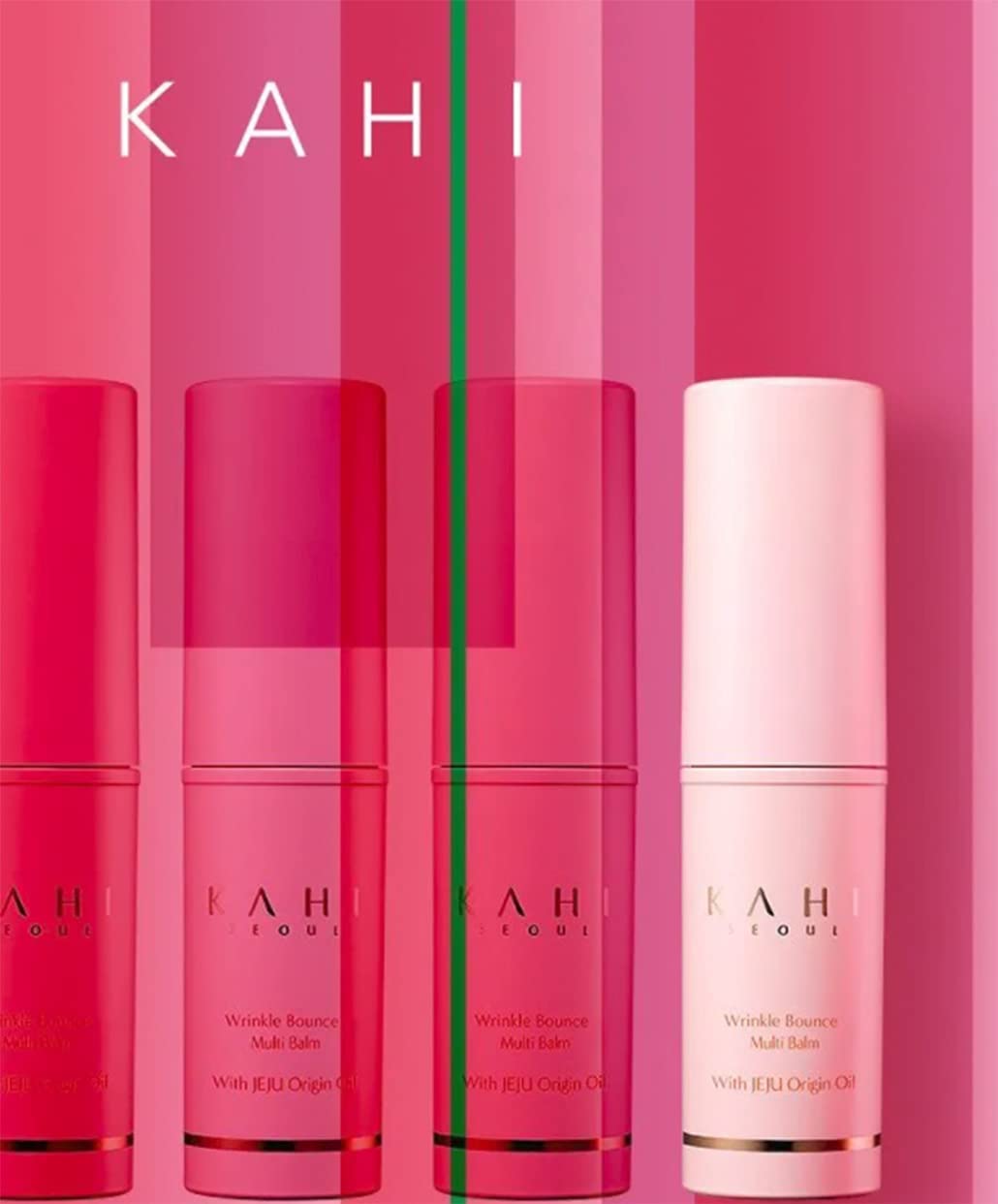 KAHI Wrinkle Bounce Multi Balm 9g (2 duo pack) : Instant wrinkle care, Facial Serum Stick, Hydrate & Manage Wrinkles Around Your Face, Made In Korea