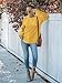 MEROKEETY Women's Fall Winter Sweaters Casual Loose Cozy Sweater Tops Pullover Jumper 2025 Fashion Outfits, Mustard, M