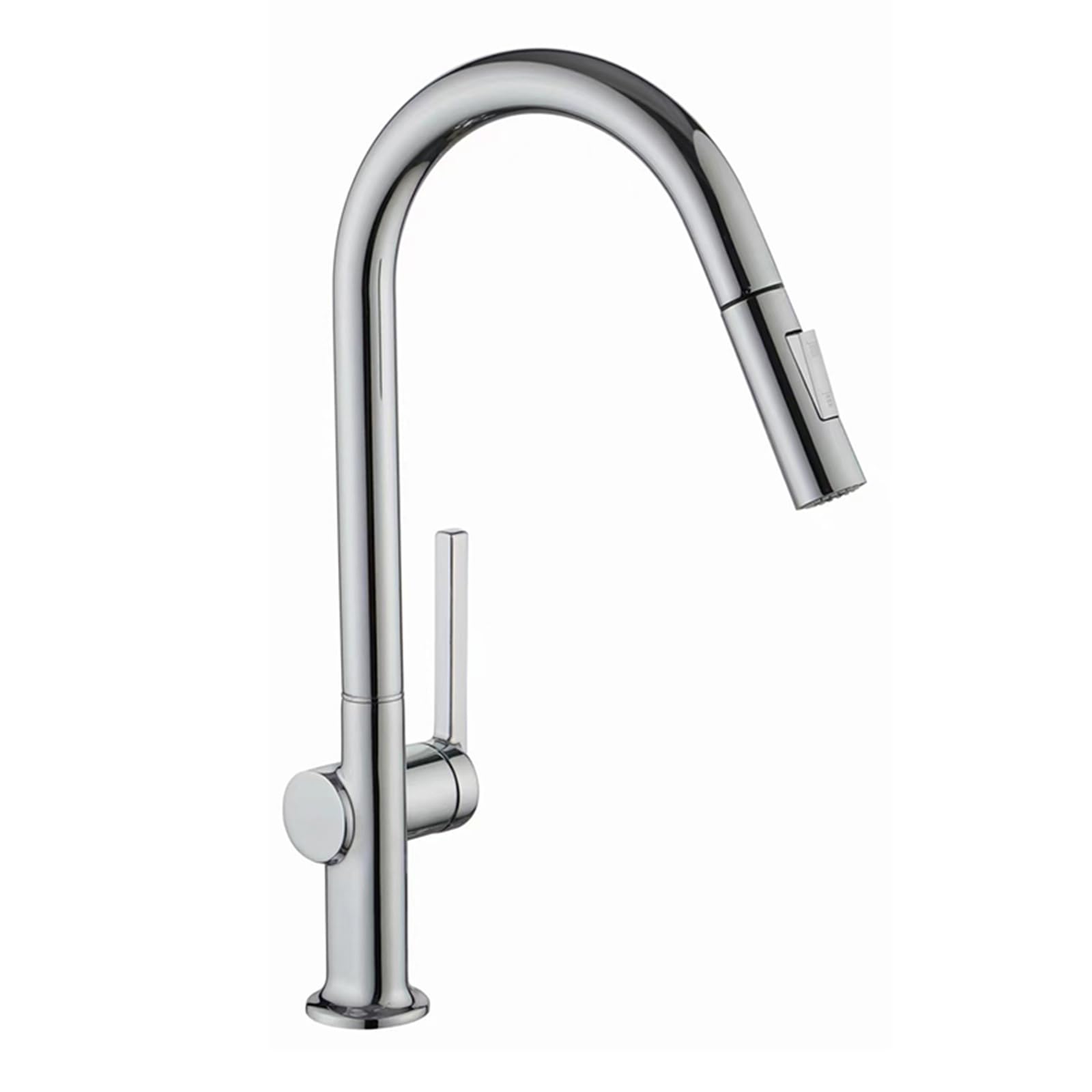 ZYCHSJXA Kitchen Sink Faucet, Water Tap Spray Head 360 Swivel Sprayer Nozzle Taps Mixer Brass Chrome
