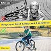Foreverup Stabilizers for Childs Bike - Bicycle Training Wheels, 1 Pair Universal Bike Stabilisers Mute Flash Wheels with Adjustable Bikes Stabiliser Mounted Kit for 12 14 16 18 20 Inch Childs Bikes #3