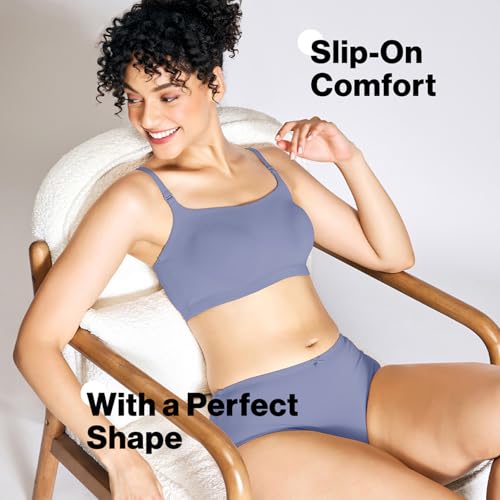 Image of NYKD (NYB165 Cotton Non Padded & Non Wired Full Coverage Slip On T-Shirt Bra for Women | Easy Breezy Soft Fabric with Hidden Shaper Sling for No Side Bulge & Detachable Strap