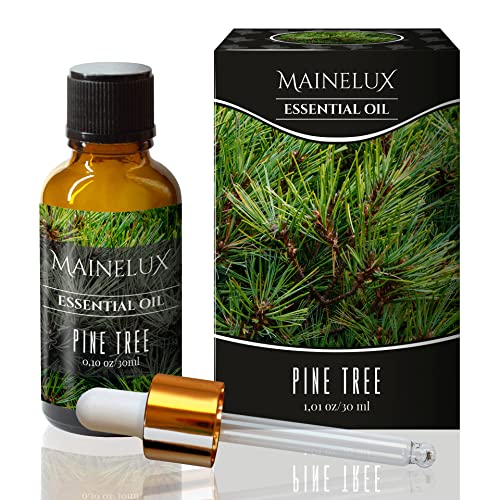 MAINELUX Pino Aceites Esenciales para Humidificador Difusor 1 x 30 ml,100% Puro Aceites Esenciales Naturales Aceite Perfumado, Aromaterapia.