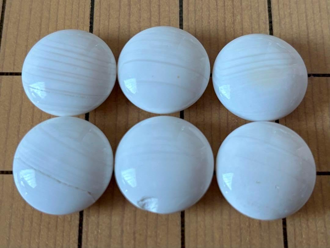 囲碁③ 天然木 特大碁笥＋碁石(蛤・那智黒)35号・月 セット 囲碁