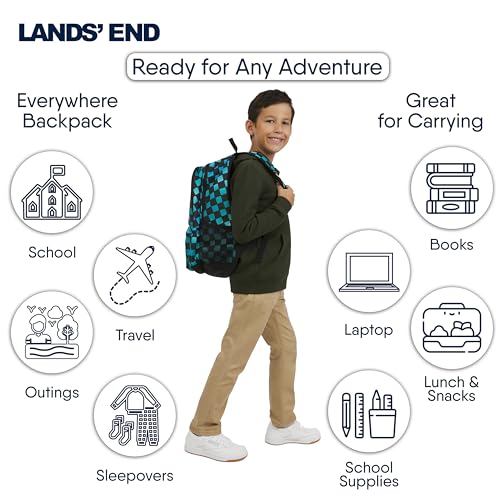 Image of Lands' End Unisex Kids Large ClassMate Lightweight Durable Elementary School Backpack, Tundra