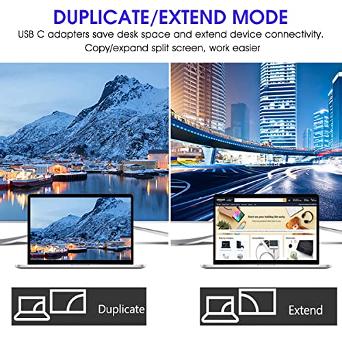 Image of Verilux� USB C Hub, 5 in 1 Portable Aluminum Multiport Adapter Type C Hub with 4K HDMI Output, USB 2.0 /3.0 Ports,USB C 100W PD, Compatible with,MacBook Pro /Air /ipad Pro 2018,More USB C Devices