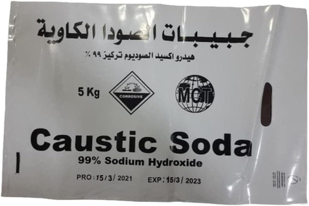 Caustic Soda Sodium Hydroxide 5Kg Bag Mct