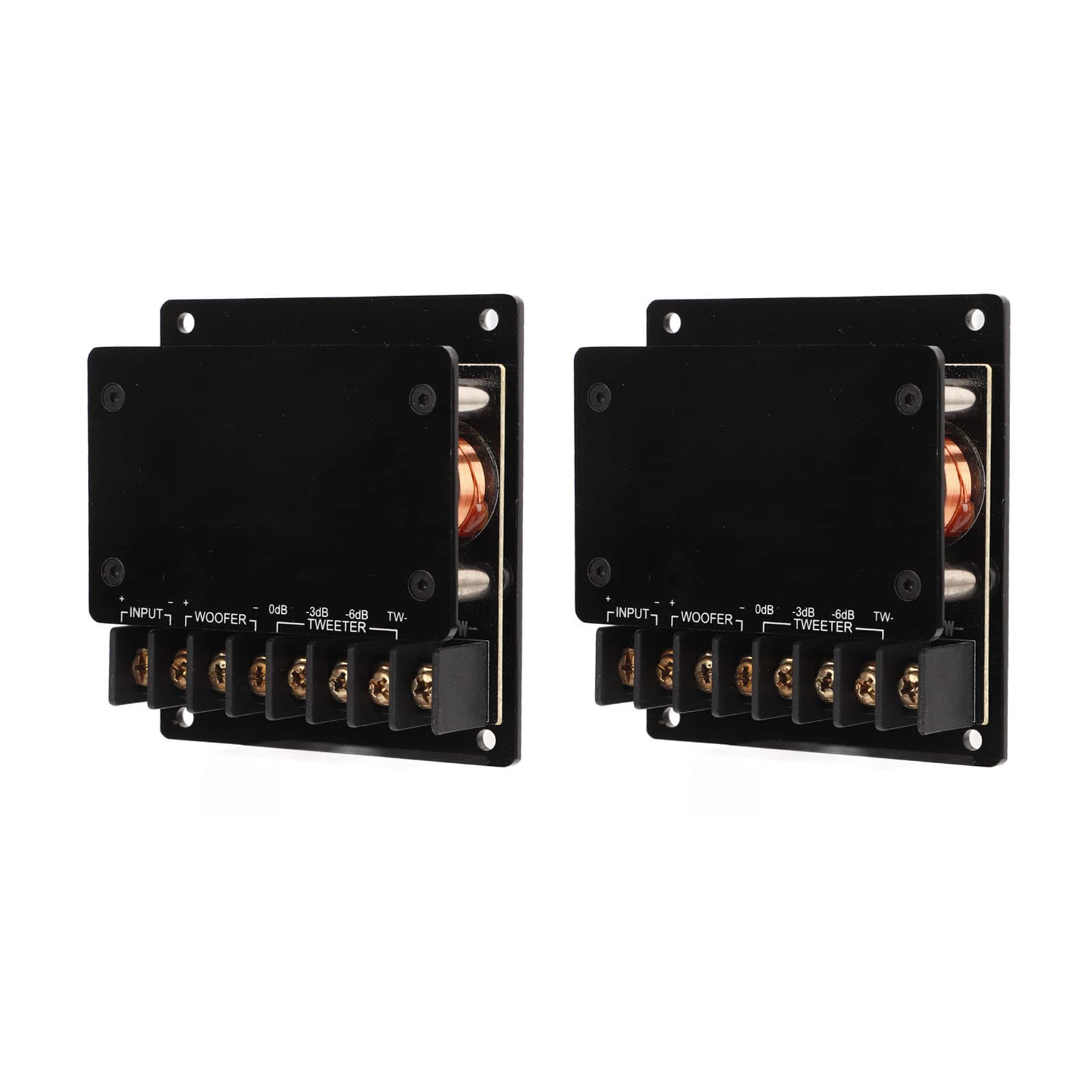 Keenso Crossover 2 Vie ABS Metallo Audio Crossover 120W Max, Protezione