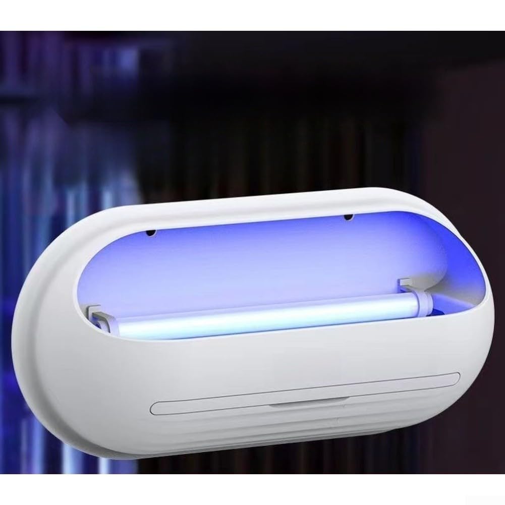 Lampada commerciale trappola per mosche da 20 W con lampadina UV per il controllo degli insetti volanti in cucina zona pranzo blu 42 cm (1 2)