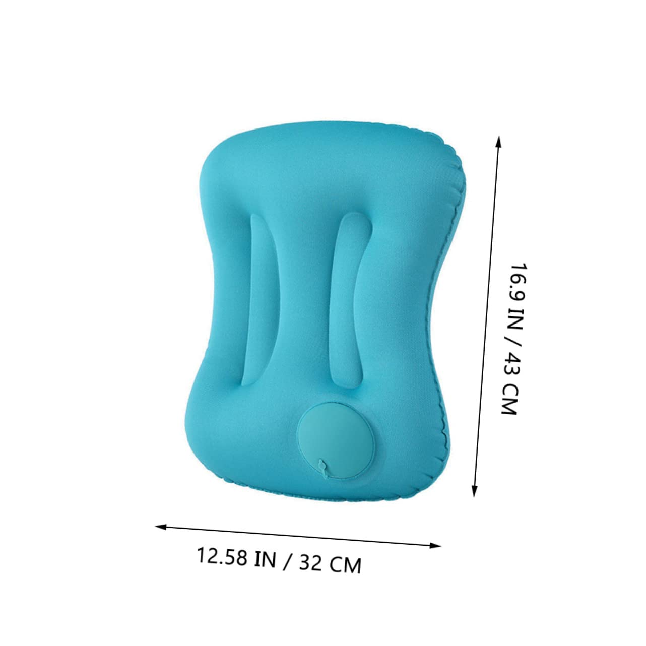 Cabilock 3piezas Almohada Inflable De Cojín De Espalda Portátil Almohada De Camping y Ligera para y Actividades