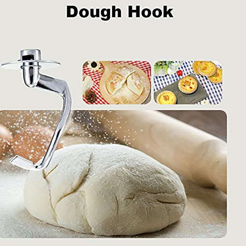 Küchenmaschine, 4 L Edelstahl Knetmaschine 1000W Multifunktional Teigknetmaschine mit Knethaken und Schneebesen… – Bild 5