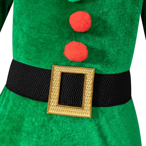 Disfraz completo de elfo navideño para niños 5-6 años miniatura 5