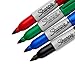 Sharpie Mini Permanent Markers, Fine Point, Assorted Colors, 4 Count