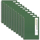 TOROTON 10 Pack Spiral Notebook, A4 Wirebound Notebooks 60 Sheet/120Pages for Writing, Thick Cover,80/GSM for Work Office School