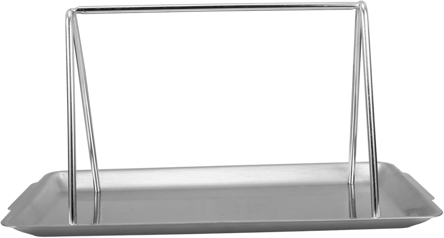 ULTECHNOVO Stainless Steel Hanging Rack for BBQ and Cold Dishes Multi-use Food Display Stand for Restaurants and Hotels for Roasted Meat and Sausages Easy to Clean