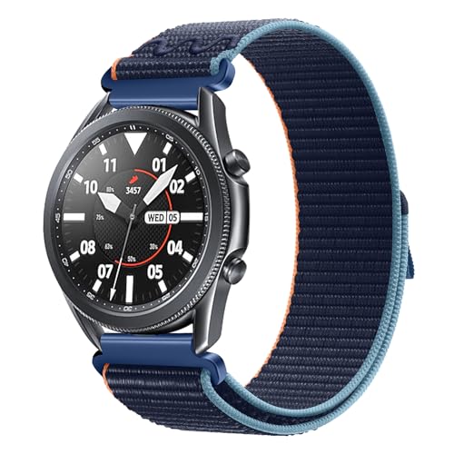 Th some Correa para Samsung Galaxy Watch 46MM, 22MM Nylon Correa de Reemplazo de Deportiva Compatible con Samsung Galaxy Watch 3 45MM/Samsung Gear S3 Frontier/Classic/Huawei Watch GT2 46MM