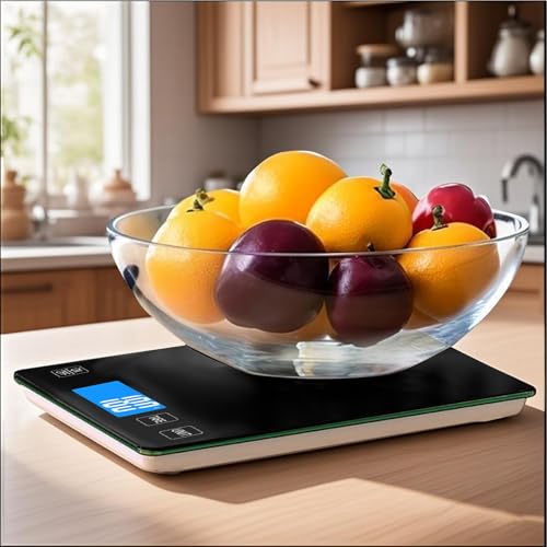 Báscula de cocina digital y recargable con alta precisión para repostería casera 7