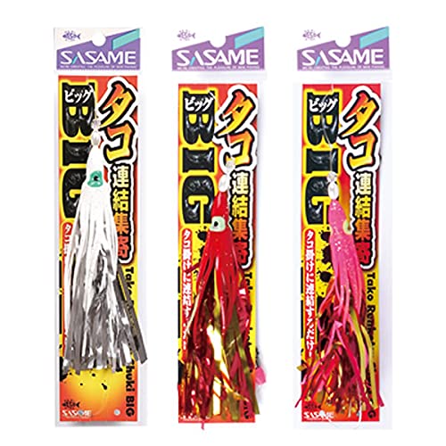 Amazon | ささめ針(SASAME) TKS17 特選 タコ 連結集寄ビッグ 赤 | さ
