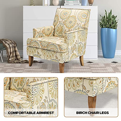 Sillón Floral de Tela Plegable Color Floral miniatura 6