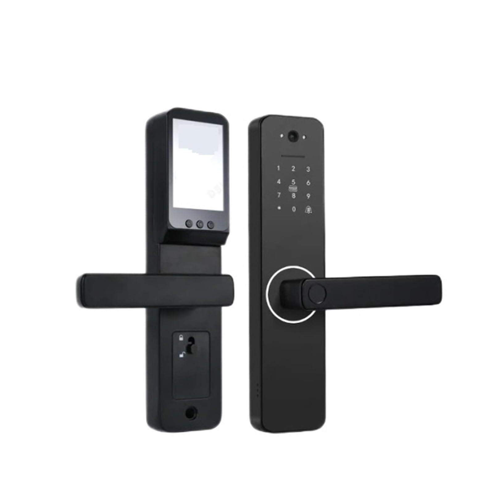 QUEAWOQ Electronic Digital Camera Lock Biometrics Fingerprint Smart Door Lock with Battery for Home Apartment (22x185) Octopus Feet