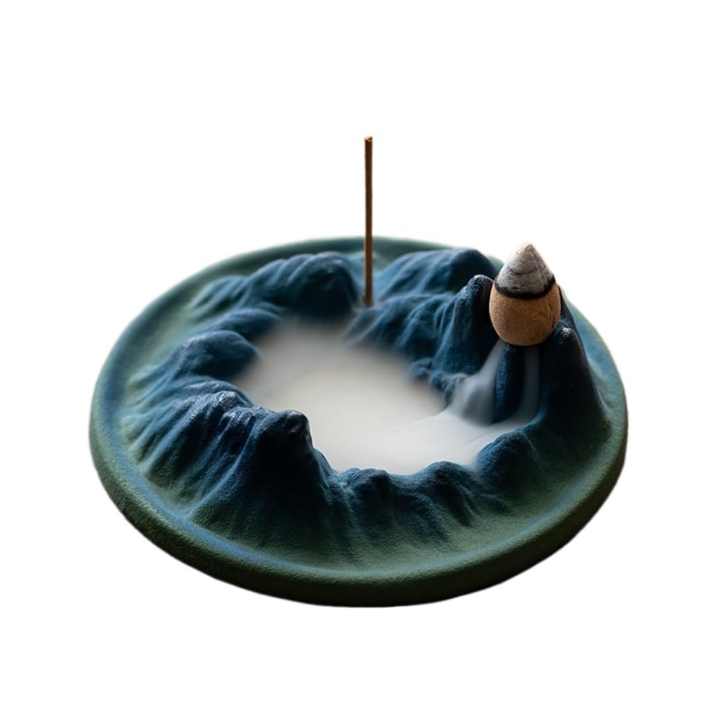 Incense Holder Base Ceramic Incense Stick Backflow Burner Household Aromatherapy Zen Seat Ornaments