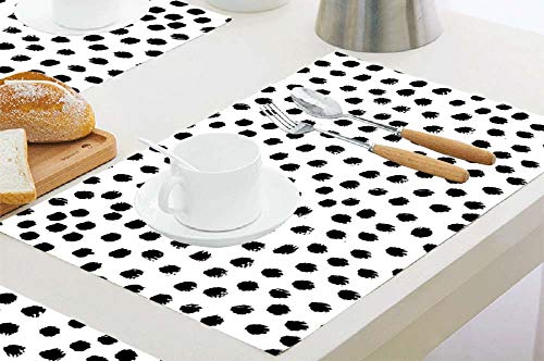 Moslion Polka Dots Placemats #TOP3