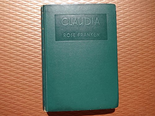 Claudia; the Story of a Marriage [Unknown] B002DJ8EFO Book Cover