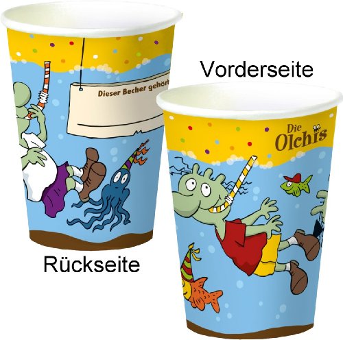 Olchi Pappbecher (8 Stück)