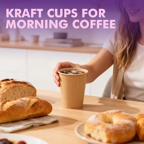 Save 44% on 200-Pack 8oz Disposable Paper Cups - Image 6