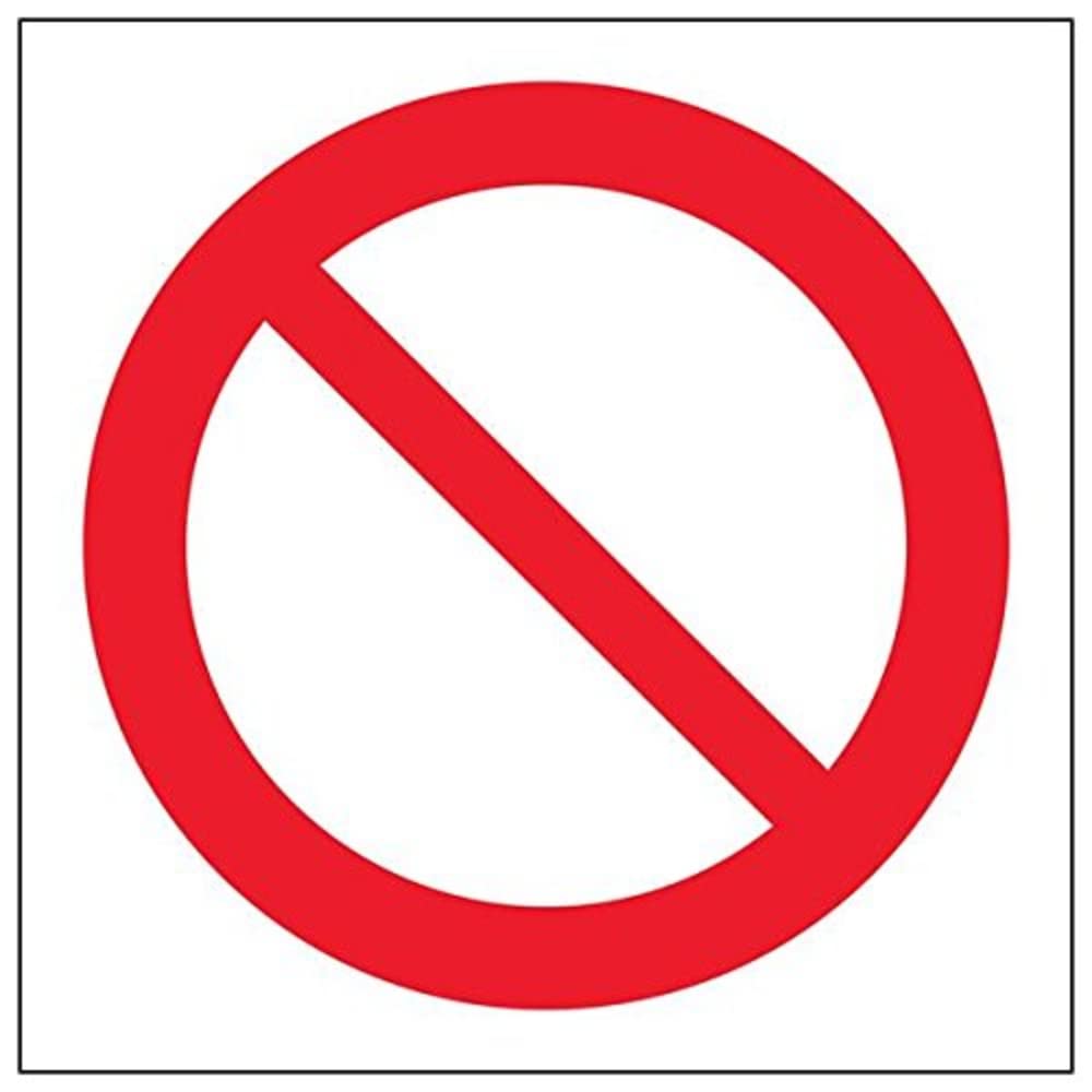 VSafety 53009AX-S Cartello Do Not Use Mobile Phone, orizzontale, 300 mm x 100 mm (confezione da 3