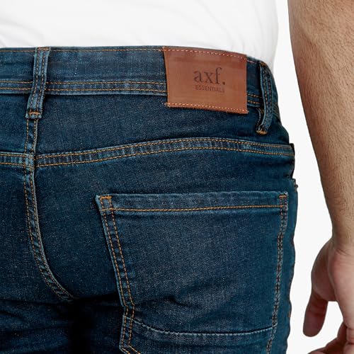 Essentials Men’s Slim Fit and Stretch Ripped Jeans for Men, Leg Casual Pants with Comfort Flex Waistband3