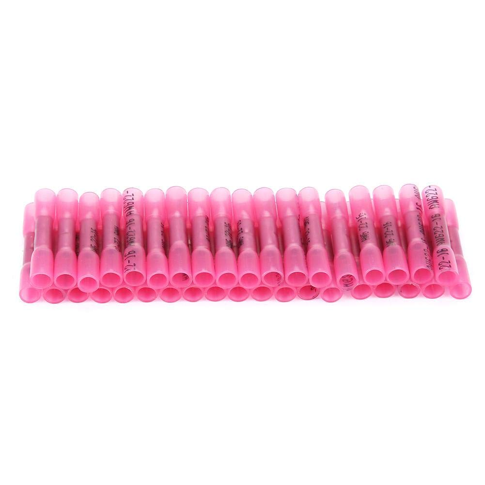 Kabelschuhe Set, 300 Stück Kabelverbinder Schrumpfschlauch, AWG Schrumpf Draht Steckverbinder Stromanschluss Sortiment Kit, Schrumpfverbinder Rot, Blau, Gelb