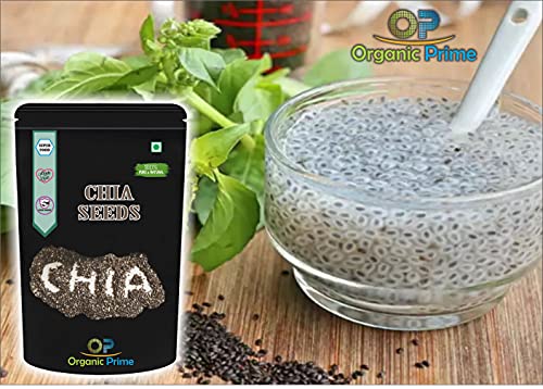 Image of Chia Seeds Raw Black Chia Seeds - 100 GM By Organic Prime
