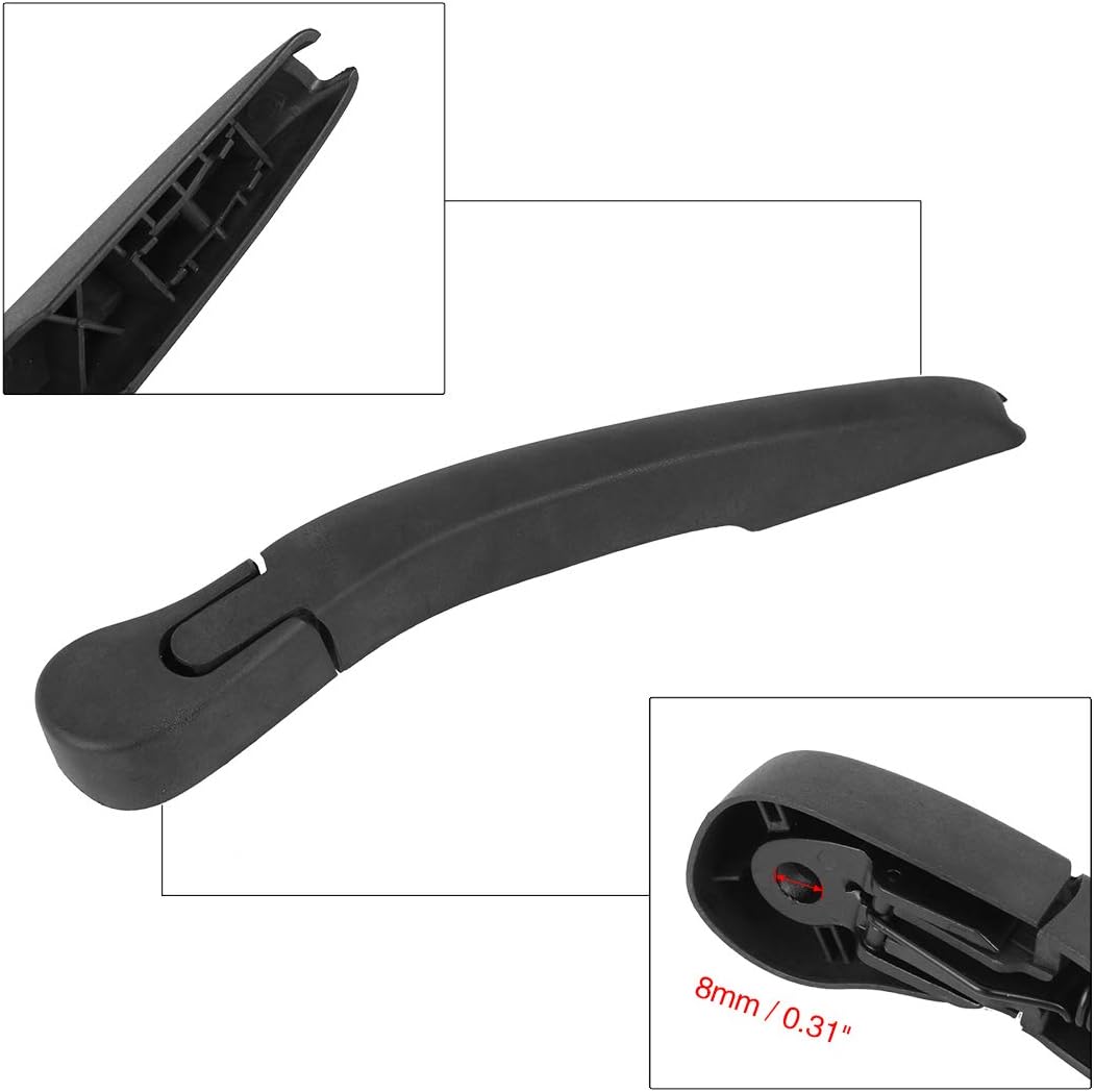 Rear Wiper Blade,ASLAM Type-E 11G For 2013-2017 Ford Escape And 2011 2017 Ford Explorer Rear Windshield Lincoln Mkc Mkx Exact Fit Pack Of 2