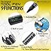 Monteverde USA 9-in-1 Tool Ballpoint Pen in Black – Multifunctional Pen with Stylus, Screwdrivers, Level, and Ruler – Exclusive Collection, Great Gift for Professionals