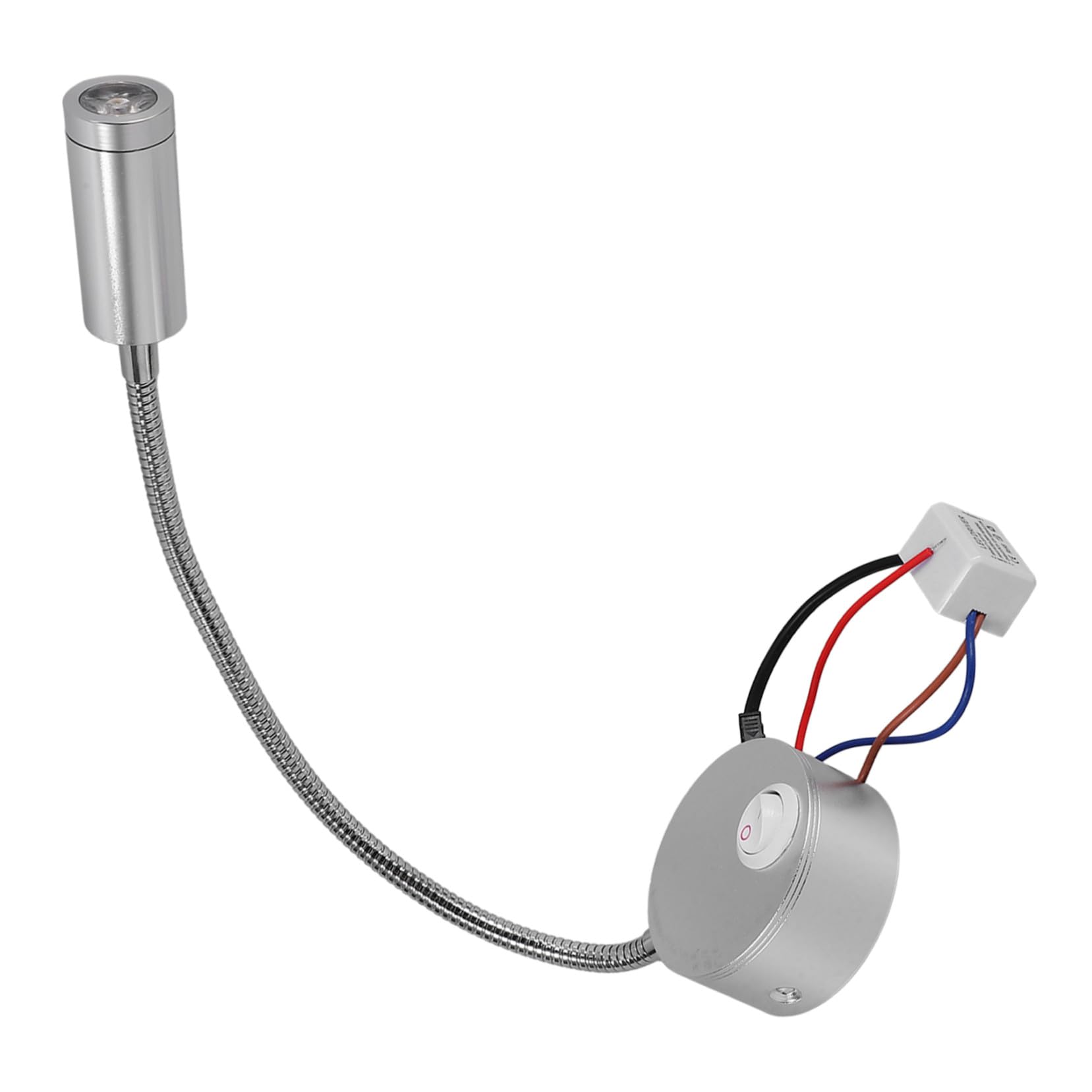 Aplique LED de lectura con brazo flexible orientable e interruptor integrado 8