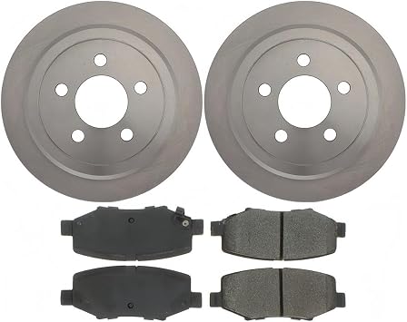 Rear Brake Pad & Rotor Sets, OE#908.63514 for Jeep Liberty 2011 3.7L V6