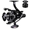 Spinning Reel, Fishing Reel, 49.2 lbs 19 kg Drag, 3+1 BB, Big Game Spinning Reel, Heavy Duty Design, Perfect for Snap and Swim Fishing