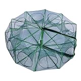 Krmoau para Peces - Jaula Plegable para Cangrejos - Trampa De Plegable para Agua Dulce Y Salada, Captura De Cangrejos Y Camarones, Lagos Y Kayak