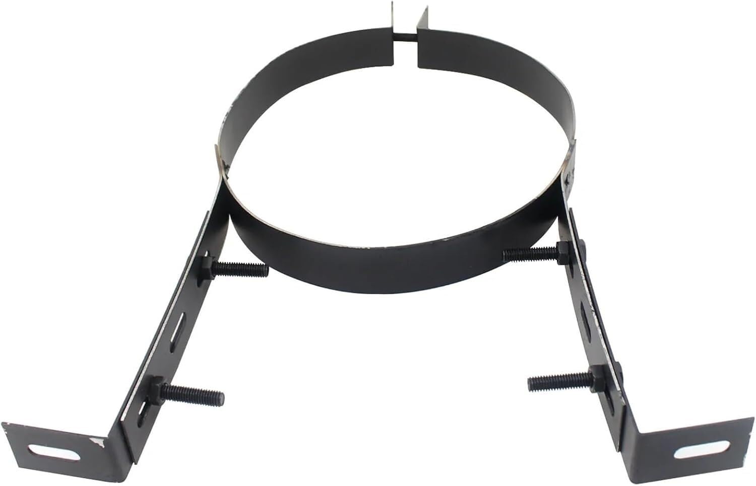 Abrazadera de soporte de tubo de soporte de tubo de acero inoxidable, Colgador de anillo de soporte for tubería, soporte for tubería de chimenea for extractor de chimenea, soporte de fijación for tube