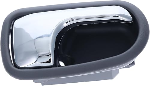 Vista 8 de Auto Parts Avenue APA MA1353113 - Manija de repuesto para puerta interior trasera delantera y trasera, color gris cromado para 1995-2003 Protege
