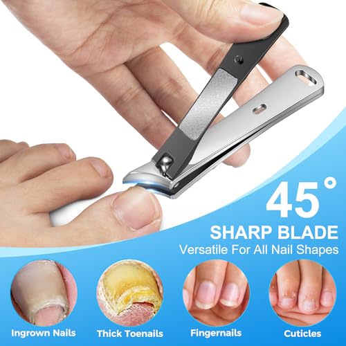 Image of 2026 Toenail Clippers for Thick Toenails for Seniors Angled Head