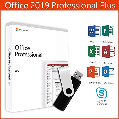 Preisvergleich Produktbild Office 2019 Professional Plus ISO USB 32 / 64 Bit + Lizenzschlüssel