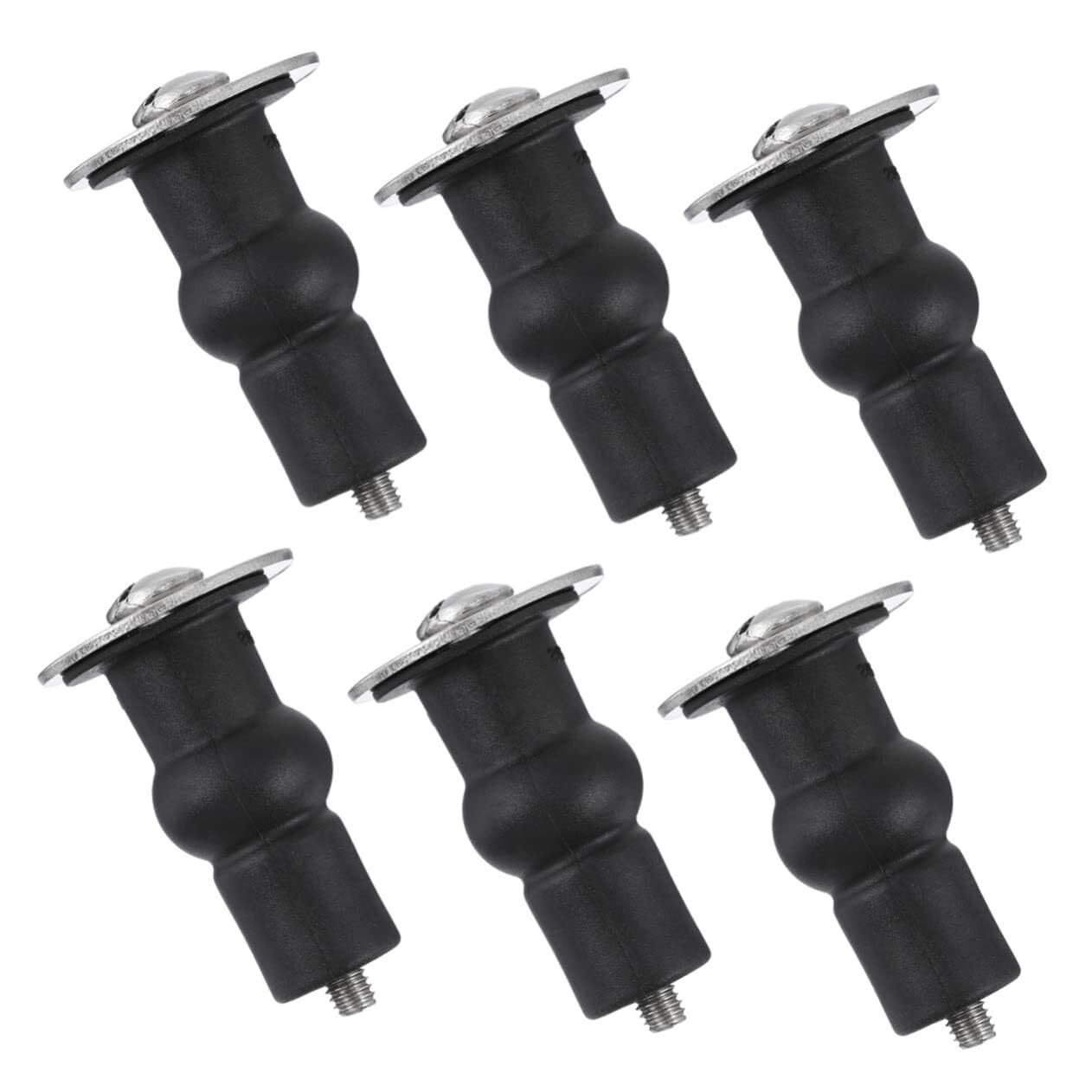 Bulloni for viti di ancoraggio in acciaio inossidabile Manicotto di espansione Vite for WC Sedili for WC Cerniere in acciaio inossidabile Bulloni in acciaio inossidabile 6 pezzi Viti di fissaggio for