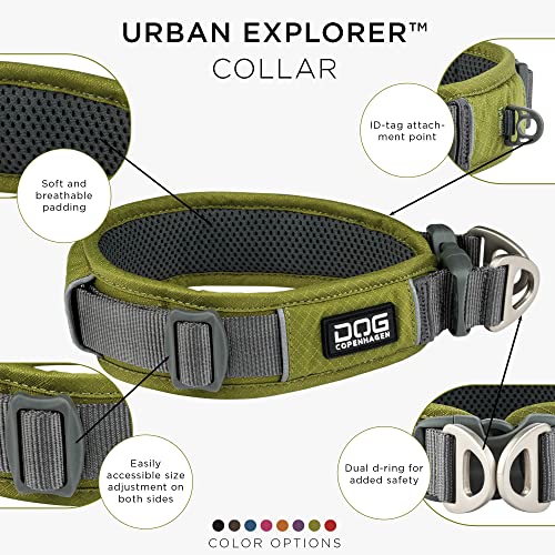 DOG Copenhagen Hundehalsband V2 Urban Explorer Collar Hunting Green Größe XS